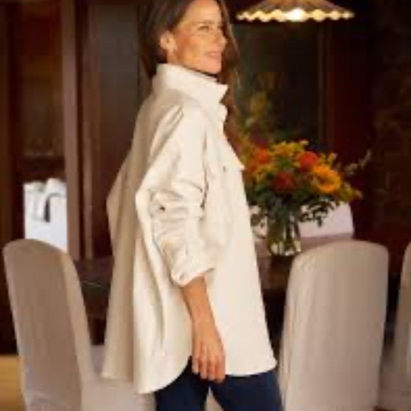 NWT Frank & Eileen $328 Mcloghlin Oversized Flannel Shirt Jacket Size - XS/S